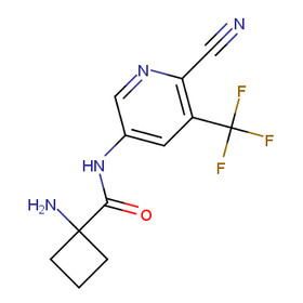 1-amino-N-[6-cyano-5-(trifluoromethyl)-3-pyridinyl]Cyclobutanecarboxamide