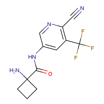 1-amino-N-[6-cyano-5-(trifluoromethyl)-3-pyridinyl]Cyclobutanecarboxamide