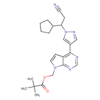 (4-(1-(2-Cyano-1-cyclopentylethyl)-1h-pyrazol-4-yl)-7h-pyrrolo[2,3-d]pyrimidin-7-yl)methyl pivalate