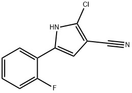 2-chloro-5-(2-fluorophenyl)-1H-pyrrole-3-carbonitrile