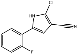 2-chloro-5-(2-fluorophenyl)-1H-pyrrole-3-carbonitrile