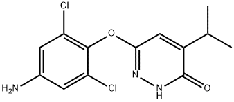 6-(4-amino-2,6-dichlorophenoxy)-4-isopropylpyridazin-3(2H)-one