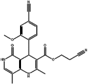 2-cyanoethyl 4-(4-cyano-2-methoxyphenyl)-2,8-dimethyl-5-oxo-1,4,5,6-tetrahydro-1,6-naphthyridine-3-c