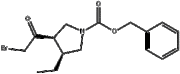 (3R,4S)-3-(2-Bromoacetyl)-4-ethyl-1-pyrrolidinecarboxylic acid phenylmethyl ester