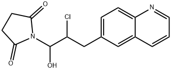 1-[2-Chloro-1-hydroxy-3-(6-quinolinyl)propyl]-2,5-pyrrolidinedi one