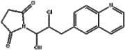 1-[2-Chloro-1-hydroxy-3-(6-quinolinyl)propyl]-2,5-pyrrolidinedi one