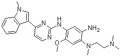 N1-[2-(Dimethylamino)ethyl]-5-methoxy-N1-methyl-N4-[4-(1-methyl-1H-indol-3-yl)-2-pyrimidinyl]-1,2,4-