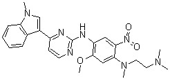 N1-[2-(Dimethylamino)ethyl]-5-methoxy-N1-methyl-N4-[4-(1-m ethyl-1H-indol-3-yl)-2-pyrimidinyl]-2-nit