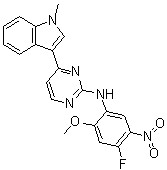 N-(4-fluoro-2-methoxy-5-nitrophenyl)-4-(1-methyl-1h-indol-3-yl)-2-pyrimidinamine