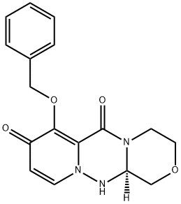 (R)-7-(benzyloxy)-3,4,12,12a-tetrahydro-1H-[1,4]oxazino[3,4-c] pyrido[2,1-f][1,2,4]- triazine-6,8-di