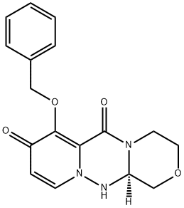 (R)-7-(benzyloxy)-3,4,12,12a-tetrahydro-1H-[1,4]oxazino[3,4-c] pyrido[2,1-f][1,2,4]- triazine-6,8-di