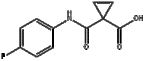 1-(4-fluorophenylcarbamoyl)cyclopropanecarboxylic acid