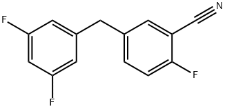 5-(3,5-difluorobenzyl)-2-fluorobenzonitrile