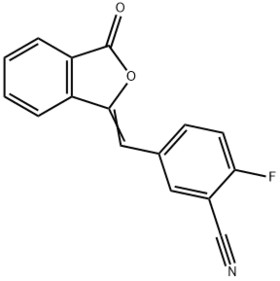 2-Fluoro-5-[(3-oxo-1(3H)-isobenzofuranylidene)methyl]-benzon itrile