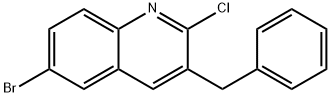 3-benzyl-6-bromo-2-chloroquinoline