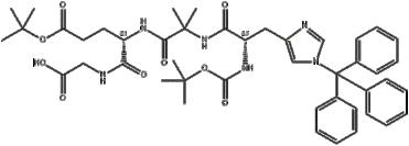 Boc-His(Trt)-Aib-Glu(OtBu)-Gly-OH