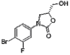 (5r)-3-(4-bromo-3-fluorophenyl)-5-hydroxymethyloxazolidin-2- one