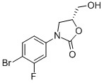 (5r)-3-(4-bromo-3-fluorophenyl)-5-hydroxymethyloxazolidin-2- one