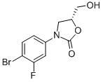 (5r)-3-(4-bromo-3-fluorophenyl)-5-hydroxymethyloxazolidin-2- one