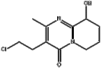 3-(2-Chloroethyl)-6,7,8,9-tetrahydro-9-hydroxy-2-methyl-4H-pyrido[1,2-a]pyrimidin-4-one