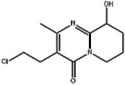 3-(2-Chloroethyl)-6,7,8,9-tetrahydro-9-hydroxy-2-methyl-4H-pyrido[1,2-a]pyrimidin-4-one