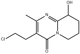 3-(2-Chloroethyl)-6,7,8,9-tetrahydro-9-hydroxy-2-methyl-4H-pyrido[1,2-a]pyrimidin-4-one