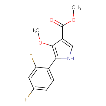 methyl 5-(2,4-difluorophenyl)-4-methoxy-1H-pyrrole-3-carboxylate