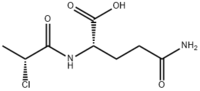 (S)-5-Amino-2-((R)-2-chloropropanamido)-5-oxopentanoic acid