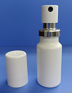 Multi dose crimp on topical spray pump with 15ml HDPE Bottle