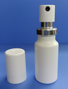 Multi dose crimp on topical spray pump with 15ml HDPE Bottle