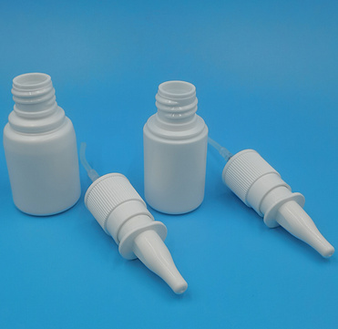 Nasal Sprayer bottles with Sanitary Dust Cover and Plastic bottle