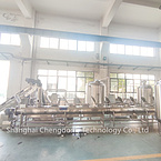 Continuous Reverse Flow Ultrasonic Extraction Machine