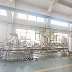 Continuous Reverse Flow Ultrasonic Extraction Machine