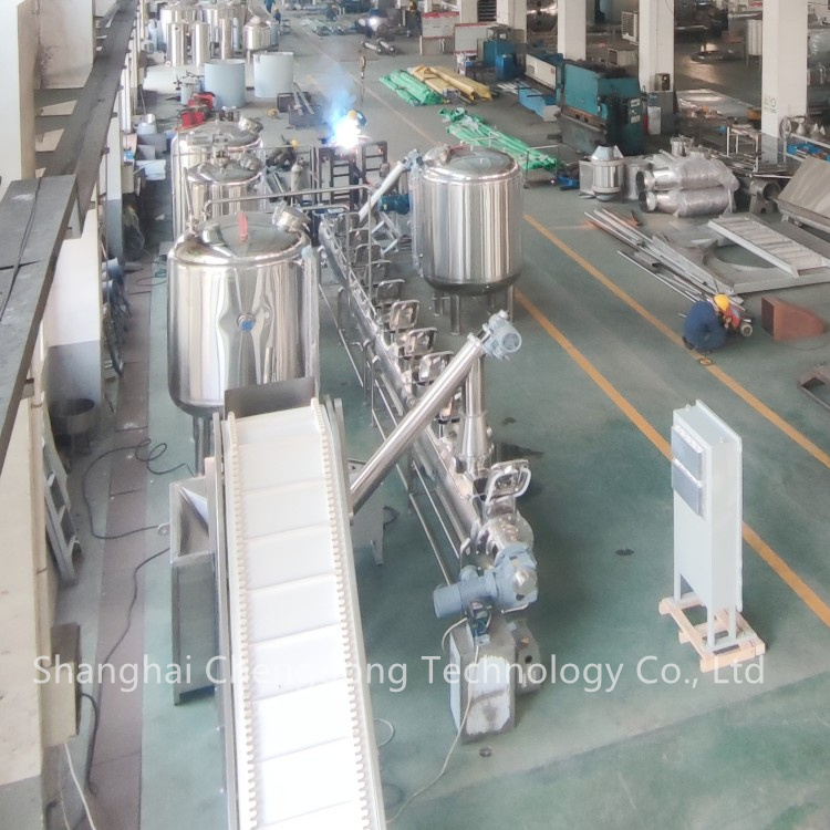 Continuous Reverse Flow Ultrasonic Extraction Machine  