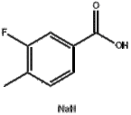 Sodium -3-fluoro-4-methyl benzoate