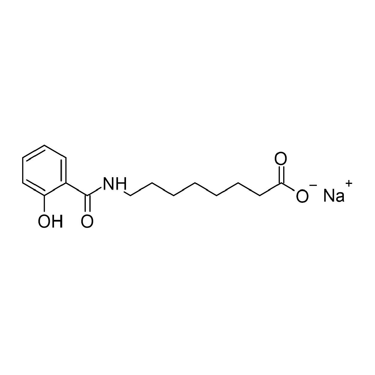 Salcaprozate Sodium (SNAC);SODIUM 8-(2-HYDROXYBENZAMIDO)OCTANOATE (SNAC)