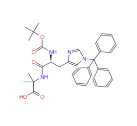 Boc-L-His(Trt)-Aib-OH
