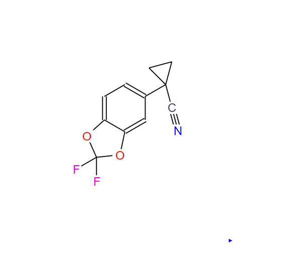 1-(2,2-difluorobenzo[d][1,3]dioxol-5-yl)cyclopropanecarbonitrile