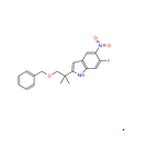 2-[1-(benzyloxy)-2-methylpropan-2-yl]-6-fluoro-5-nitro-1H-indole