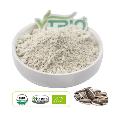 Organic sunflower seed protein