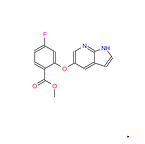 Methyl 4-Fluoro-2-{1H-pyrrolo[2,3-b]pyridin-5-yloxy}benzoate