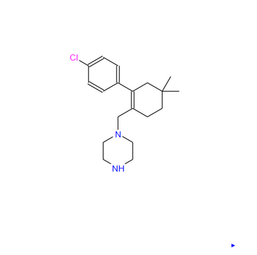 1-((4'-chloro-5,5-dimethyl-3,4,5,6-tetrahydro-[1,1'-biphenyl]-2-yl)methyl)piperazine CAS:1228780-72-