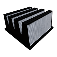 V BANK GAS FILTER (PLEATED TYPE)