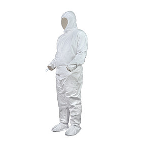 K7P4 Biological pharmaceutical electronic GMP cleanroom coveralls disposable use