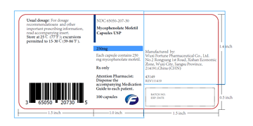 Mycophenolate Mofetil capsules 250mg  