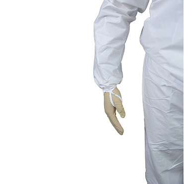 K7P3 SF white disposable sterile & vacuum packed ISO7 sterile cleanroom coverall