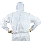 K7P3 SF white disposable sterile & vacuum packed ISO7 sterile cleanroom coverall