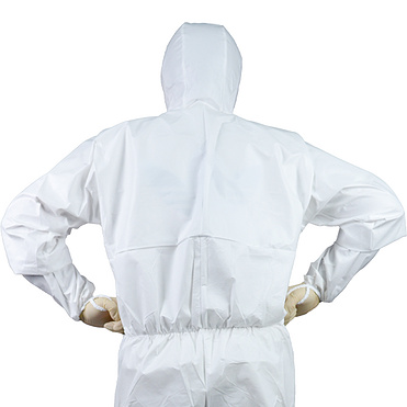 K7P3 SF white disposable sterile & vacuum packed ISO7 sterile cleanroom coverall