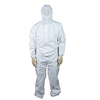 K7P3 SF white disposable sterile & vacuum packed ISO7 sterile cleanroom coverall