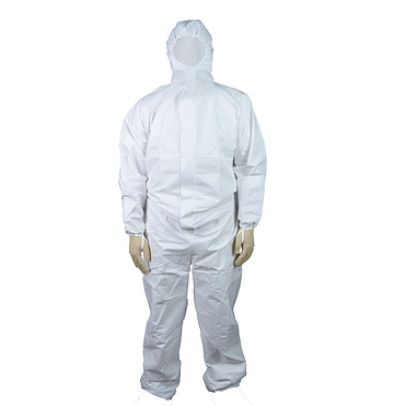 K7P3 SF white disposable sterile & vacuum packed ISO7 sterile cleanroom coverall